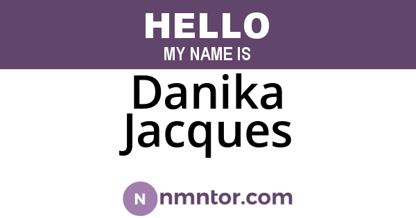 Danika Jacques