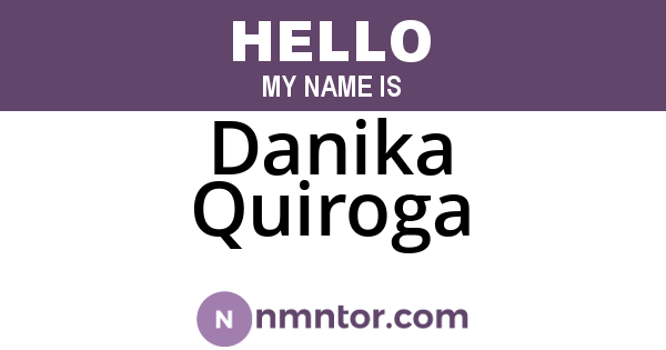 Danika Quiroga
