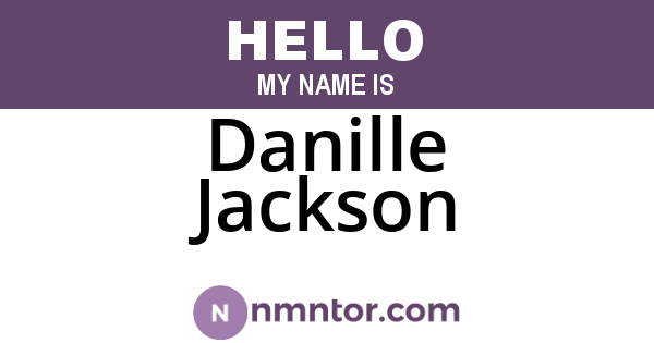 Danille Jackson
