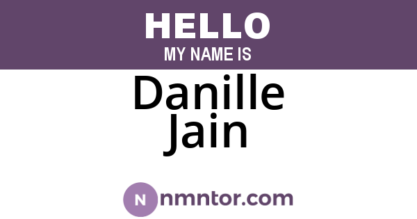 Danille Jain