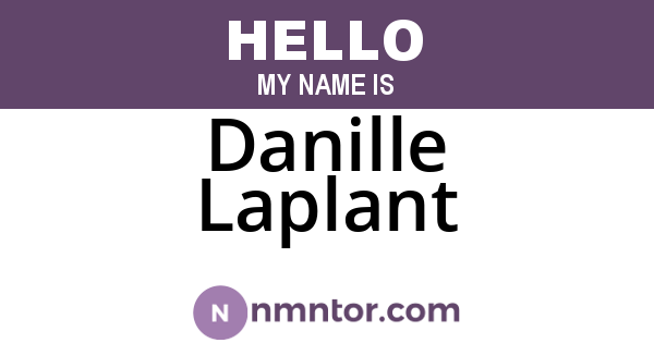 Danille Laplant