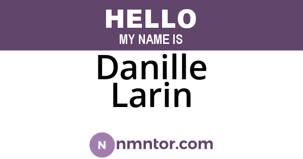 Danille Larin