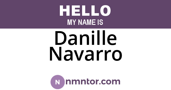 Danille Navarro