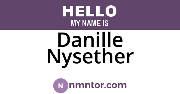 Danille Nysether