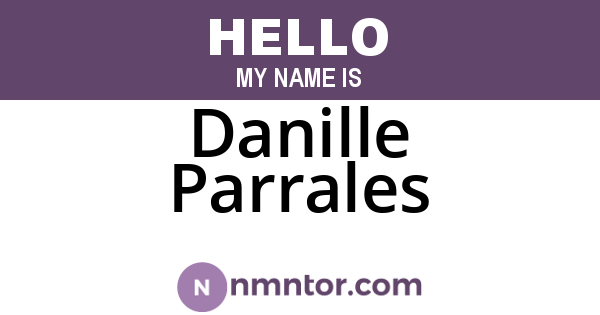 Danille Parrales