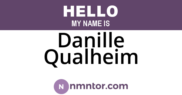 Danille Qualheim