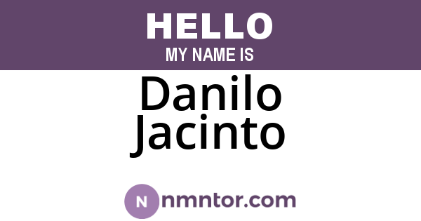 Danilo Jacinto