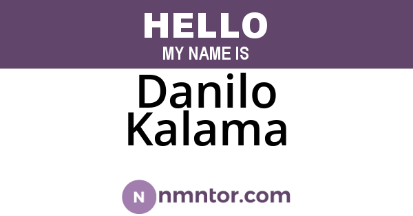 Danilo Kalama