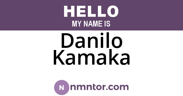 Danilo Kamaka