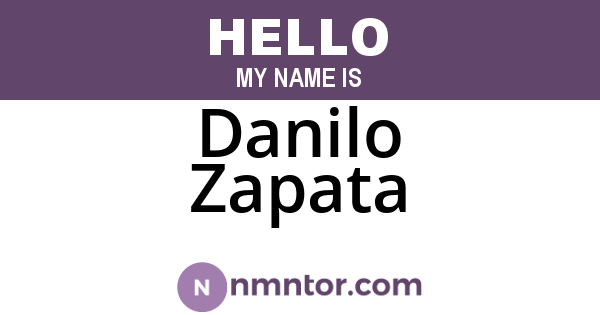 Danilo Zapata