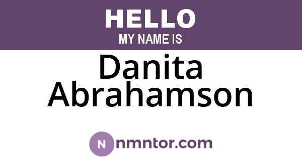 Danita Abrahamson