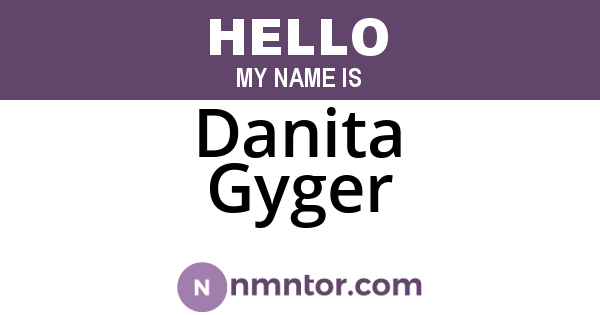 Danita Gyger
