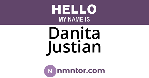 Danita Justian