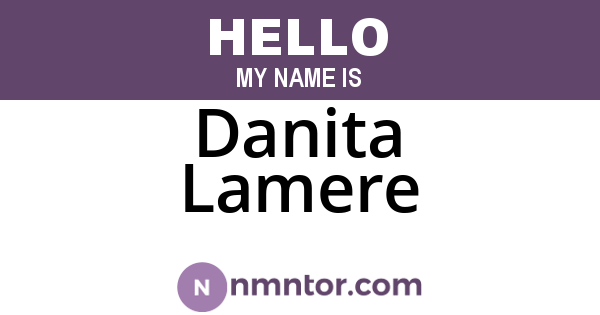 Danita Lamere