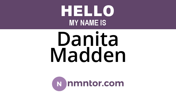 Danita Madden
