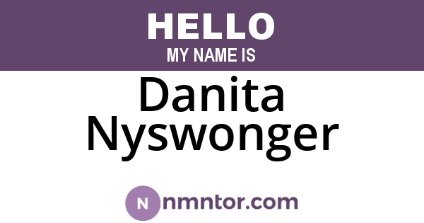 Danita Nyswonger