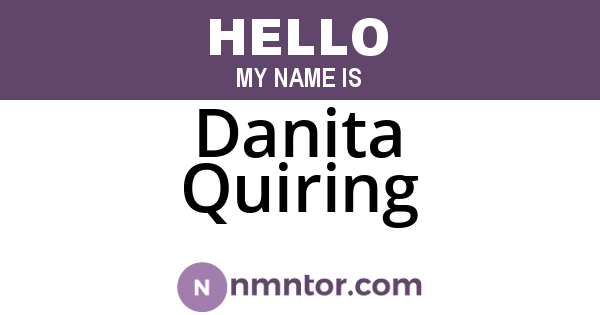 Danita Quiring