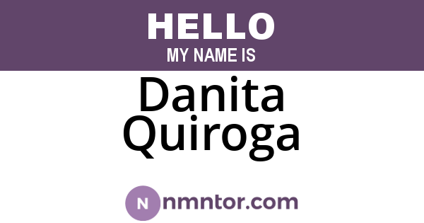 Danita Quiroga