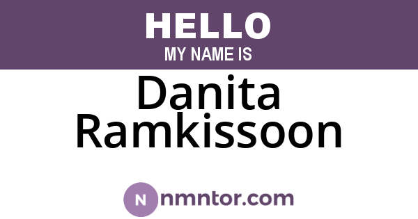 Danita Ramkissoon