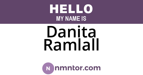 Danita Ramlall