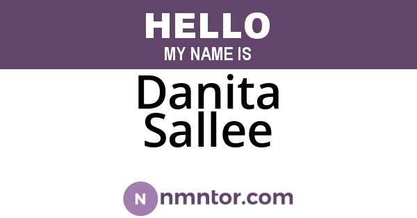 Danita Sallee