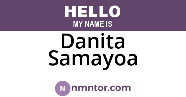 Danita Samayoa