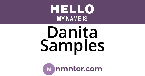 Danita Samples