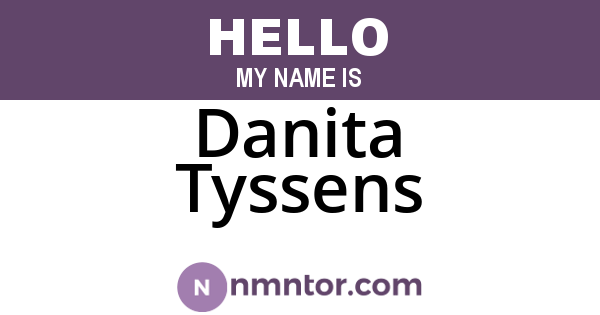 Danita Tyssens