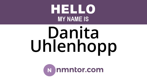Danita Uhlenhopp