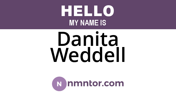 Danita Weddell