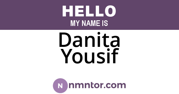 Danita Yousif