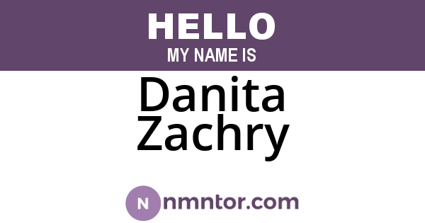 Danita Zachry