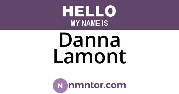 Danna Lamont