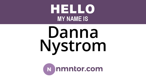 Danna Nystrom