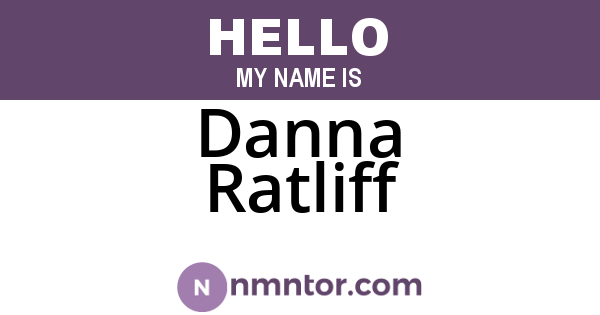 Danna Ratliff