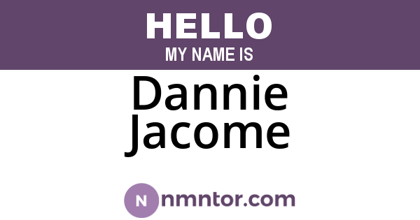 Dannie Jacome