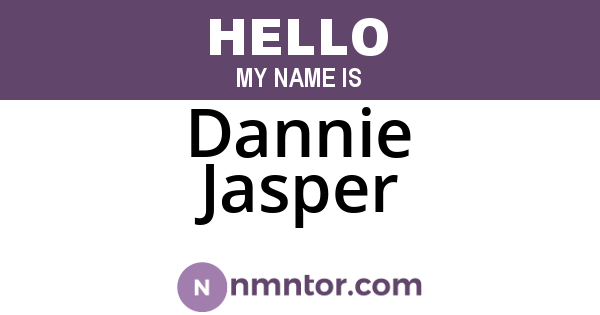Dannie Jasper