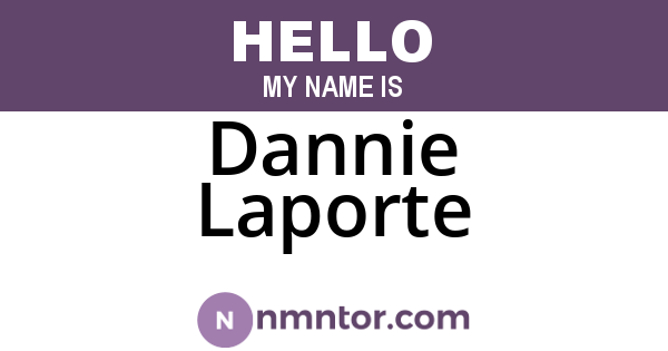 Dannie Laporte