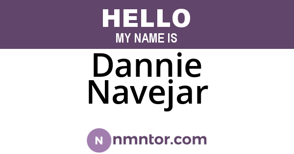 Dannie Navejar