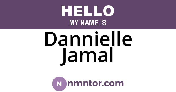 Dannielle Jamal