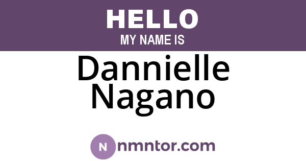 Dannielle Nagano