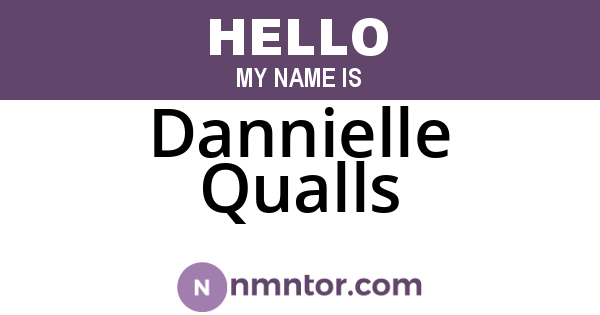 Dannielle Qualls
