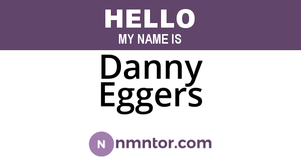 Danny Eggers