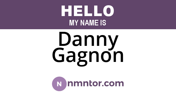 Danny Gagnon