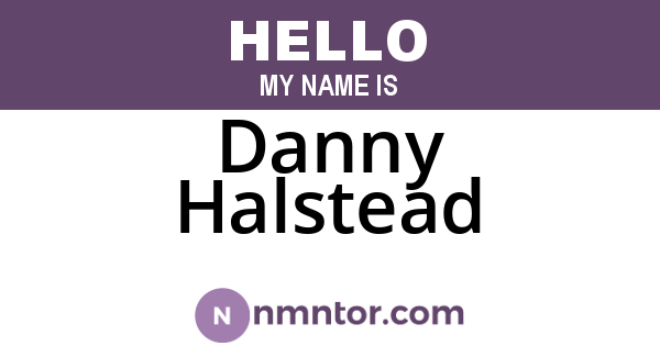 Danny Halstead