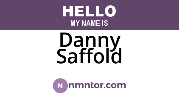 Danny Saffold