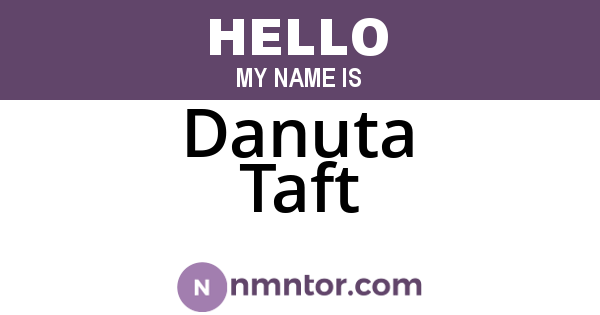 Danuta Taft