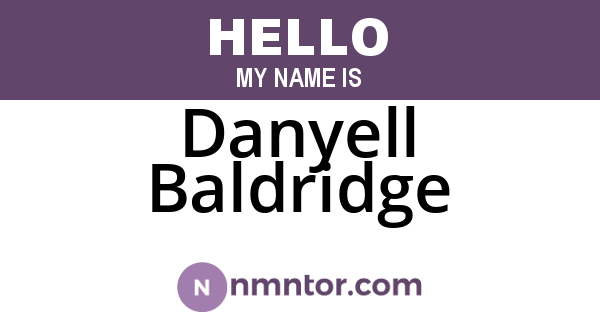Danyell Baldridge