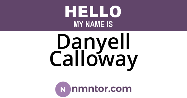 Danyell Calloway