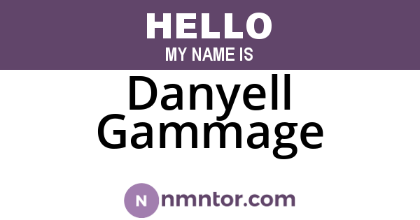 Danyell Gammage